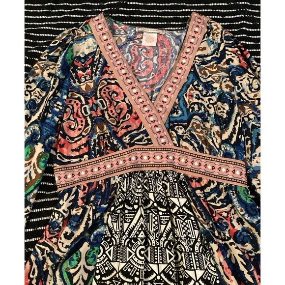 Flying Tomato Boho A-line Dress Colorful & Fun Women's Large - Picture 2 of 11